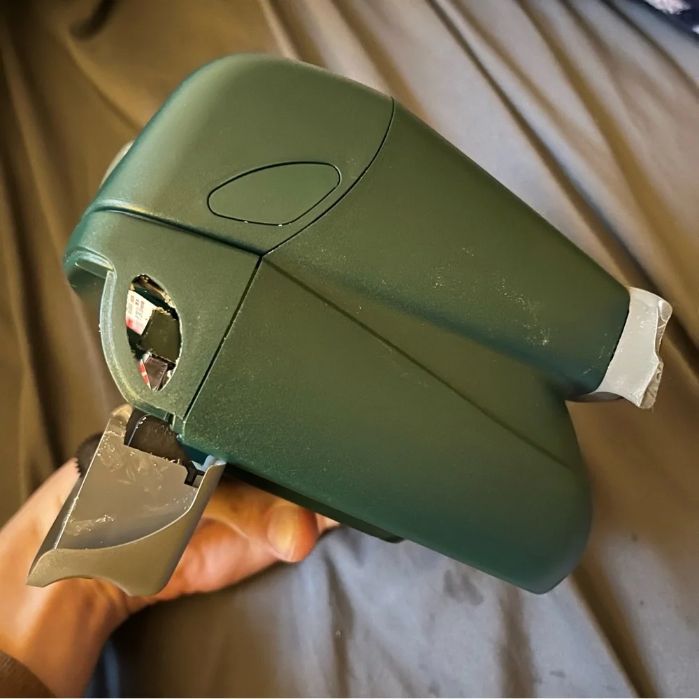 Vintage Hunter Green Grey Polaroid OneStep Express 600 Instant Film Camera V